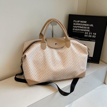 Light luxury printed large capacity shoulder trendy dragon bags Xiang lightweight tote fashionable travel sports_voghion.com