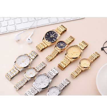TPOFHS Direct Sales Women's Men's Life Waterproof Calendar 3D Pattern Couple Watch_ecoleips.com
