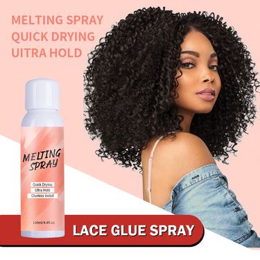 Lace wig easy drying lace glue transparent spray_voghion.com