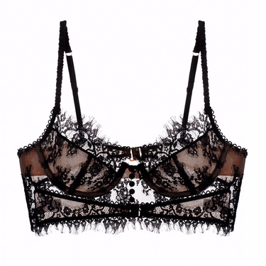 Women's clothing French eyelash lace underwear feminine beauty back ultra-thin with steel ring top bra bra bra bra_voghion.com