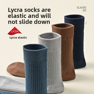 Xinjiang Cotton, Autumn And Winter Pure Cotton Socks Men's Medium Tube Deodorant Winter Thickened Business Men's Stockings Cotton Wholesale_voghion.com