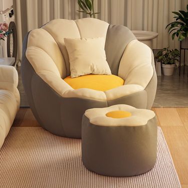 Sleepable Reclining Bedroom Small Single Recliner Tatami Sofa Bean Bag Internet Celebrity Lazy Chair_voghion.com