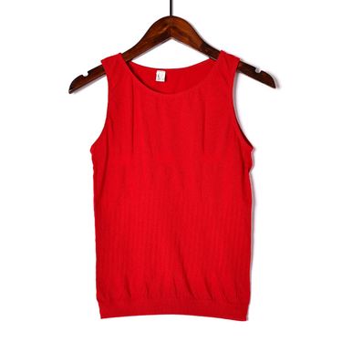 Summer Women's Vest Camisole Top Sleeveless Knitted Sexy All-Matching Outer W Bottoming Shirt Students Puberty_voghion.com