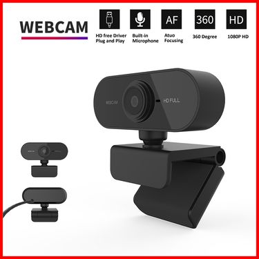 1080P HD Mini Webcam With Microphone, USB Interface Supports Laptop And Desktop Computers, Suitable For Live Video Calls_voghion.com