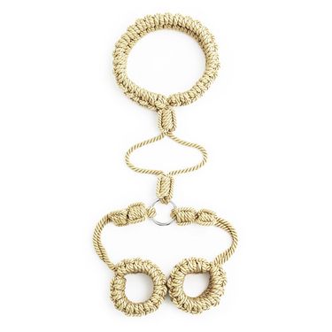 Sex Products SM Rope For Binding Couple Supplies Female Equipmenn Neck Collar And Hand Tie_voghion.com