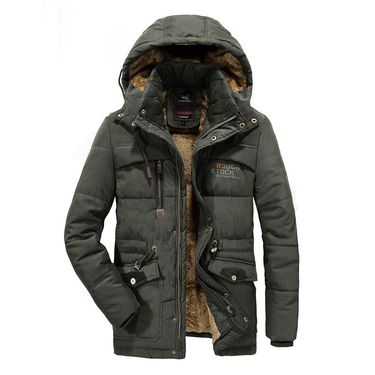 Men's Clothing Sleeve Warm Cotton Coat Large Size Velvet Windproof Cotton Coat Youth Cotton Coat Winter Cotton Coat_voghion.com