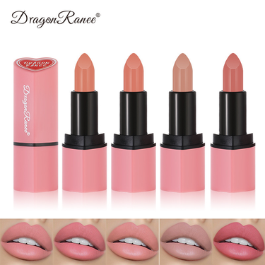 Heart-Shaped Velvet Matte Lipsticks For Women - Available In Nude And Pink Shades_voghion.com