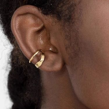 Minimalist Versatile Double Layer Cuff No Piercing Ins Cool Style Punk Layered Ear Clip Earrings For Women_voghion.com