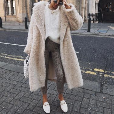 Women's Fleece Coat Winter Warm Teddy Jacket Soft Plush Outerwear Casual Elegant Long Sleeve Stand Collar Pure Color Fashion Coat For Women_voghion.com