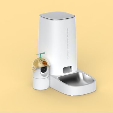 Pet Automatic Feeder Smart Pet Automatic Feeder Kitten Bowl Cat Food Bowl Timed Monitoring Dog Food Feeding Machine Fully Automatic_voghion.com