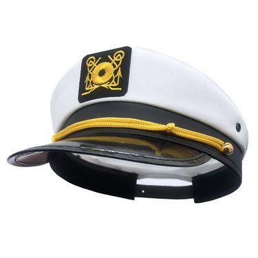 Navy Fun Flat Top Military Hat Party Sailor Hat Lingerie Accessories_voghion.com