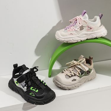 Frame sandals 2024 summer new children's frame shoes small and medium children's lightweight beach shoes boys and girls sports sandals_voghion.com