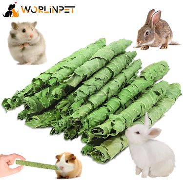 Rabbit Hamster Teeth Grinding Toys, Snacks, Natural Air Dried Natural Mulberry Leaf, The Toy Of Choice For Small Pets_voghion.com