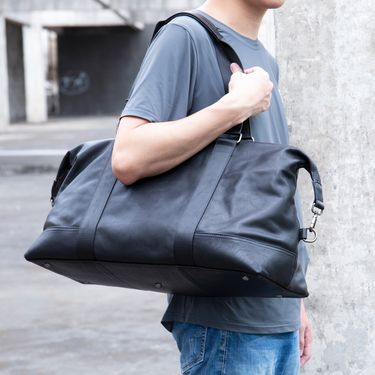 Marant Genuine Leather Travel Bag Men's Large Capacity Fitness Bag Short Distance Business Travel Men's Hand Luggage Bag_voghion.com