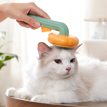 Guangying Pet Comb One-click Cleaning Button Hair Removal Washable Pet Cats Dogs Cleaning Slicker Brushes Pet Supplies_voghion.com