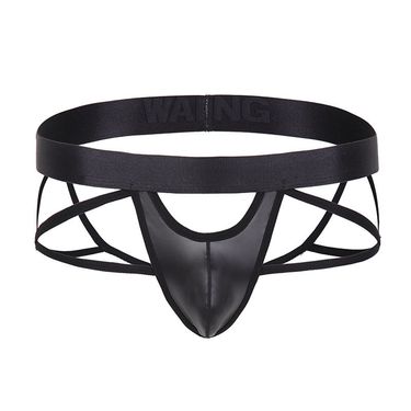Men's Underwear Transparent Sexy Leather Mesh Youth Boys Thong_voghion.com