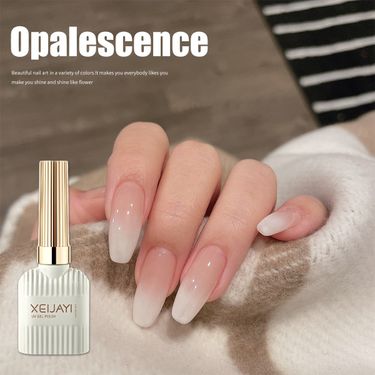 Nail Glue Egg Transparent Milky White Nude Nail Polish New Popular Color For Internet Celebrities, Nail Salons, Dedicated Nude Color_voghion.com