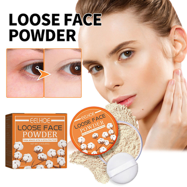 EELHOE Loose Waterproof, sweatproof, non-removable, light, delicate, and lightening fine lines, natural concealing, contouring and setting powder_voghion.com