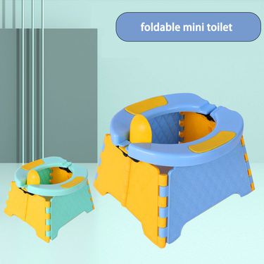 Children's Emergency Folding Micro Toilet Portable Children's Travel Toilet Leak-proof No-Clean Outing And Travel Potty_voghion.com