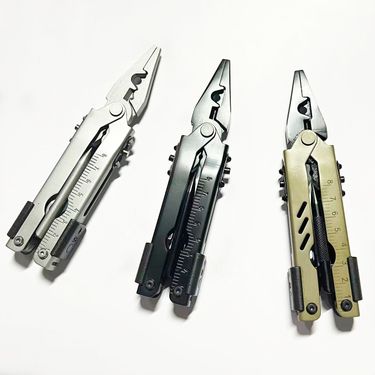 Multi-Functional Multi-Use Combination Telescopic Tool Pliers Outdoor Camping Equipment Classic Black Steel Army Green_voghion.com
