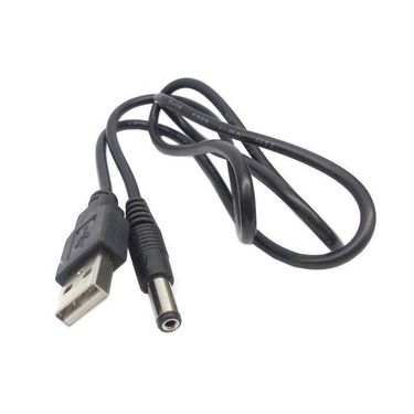 2PCS USB A Male to DC 5V 1A 5.5mm*2.1mm Barrel Jack Power Cable Charging Cord 0.8m_voghion.com
