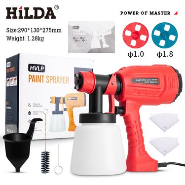 Electric Airbrush Gun - High-Pressure Chocolate & Cake Spray Gun With 3 Nozzles, Detachable For Food Decoration, DIY Crafts & Small Projects_voghion.com