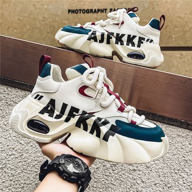 Spring New Multi-functional Men's Heightening Casual Thick-soled Shoes, Lightweight Dad_voghion.com