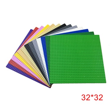 Jinleiou 25cm 32 Dot Base Plate Bricks Baseplate Board DIY Building Blocks Accessory_voghion.com