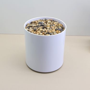 Home Furniture simulated green plants and artificial flowers planting potted plastic flower pots with stone foam base to increase weight_voghion.com