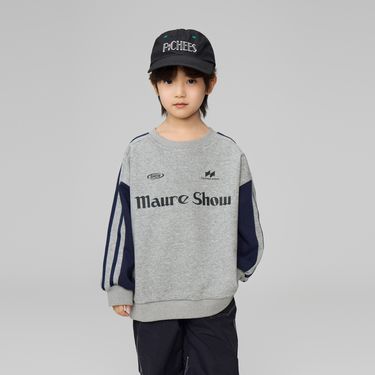 Kid's Clothing Sports Style Loose Tops For Boys, Medium And Large Children's Letter Printed Round Neck Sweater, Versatile_voghion.com