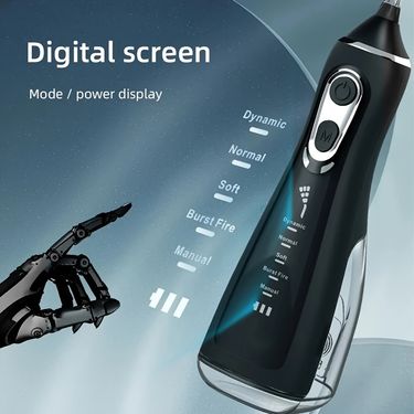 5 Modes Portable Oral Irrigator Pick Water Flosser Dental 360° Rotated Jet For Mouth Washing Machine Cleaning Teeth Thread Flos_voghion.com