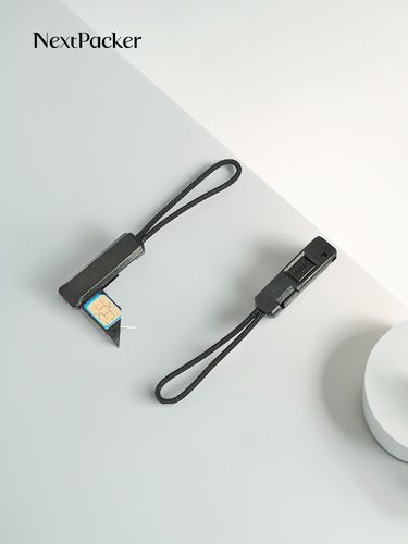 Unbeatable Quality Mobile Phone Card-Taking Needle Pull Head Classy Portable And Universal Thimble Device SD Clamp Travel SIM Card Storage_voghion.com