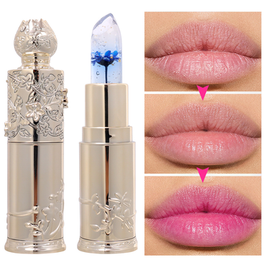 Magic Jelly Flower lipstick Color Change Lasting lipstick Waterproof Red Lipstick lipstick lipstick Makeup Gir_voghion.com