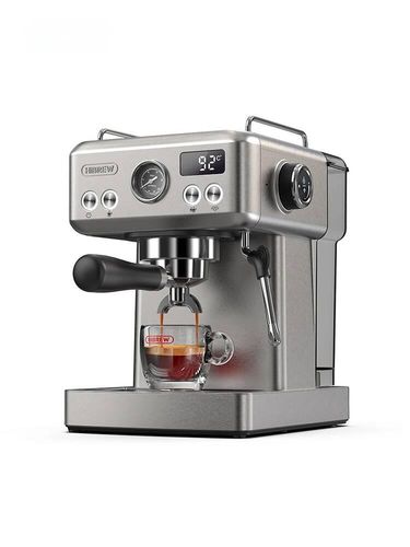 20Bar Semi Automatic Espresso Hine Temperature Adjustable 58mm Portafilter Cold/Hot Coffee Maker Metal CaseH10A_voghion.com