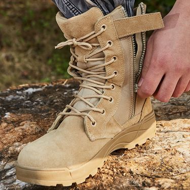 Combat boots Desert boots High top tactical boots in full sizes sand combat boots_voghion.com