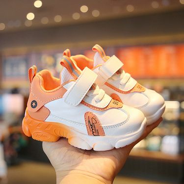 2024 spring and autumn children's sports shoes new boys and girls small white shoes soft bottom baby shoes children's toddler shoes_voghion.com