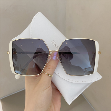 2023 New Double Eyebrow Sunglasses for Women's Sunglasses, High end Feeling Slim, Popular on the Internet Street,_voghion.com