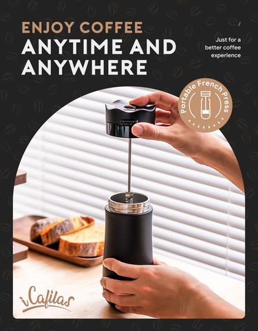 New Coffee Press Pot Stainless Steel Mini Big Belly Thermos Cup Outdoor Portable Office Coffee Press Pot_voghion.com