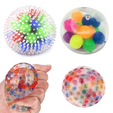 Soft rubber release ball, DNA color bead, pinching, and pressure reducing toy_voghion.com