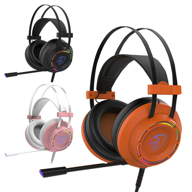 DHG160 USB Wired PC Gaming Headphone 7.1 Channel Stereo Bass Headset With Mic_voghion.com
