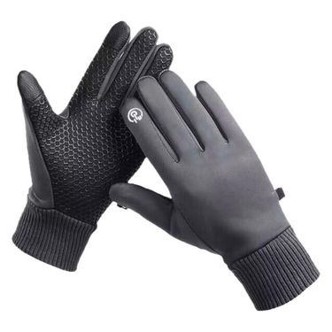 Gloves Motorcycle riding warm windproof waterproof winterproof fleece gloves full finger touch screen_voghion.com