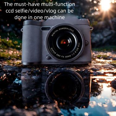 HD Dual 100-Megapixel Digital Pixel Student CCD Card Selfie Campus Portable Camera_voghion.com