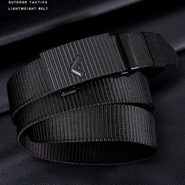 HOT Automatic Buckle Nylon Male Army Tactical Belt for Men Military Waist Canvas Belts High Quality Straps_voghion.com