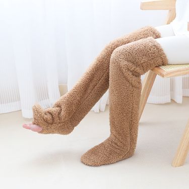 Elderly Knee Warmers Cold Knee Joint Cold Proof Stockings Air Conditioned Room Sleeping Foot And Leg Thickening_voghion.com