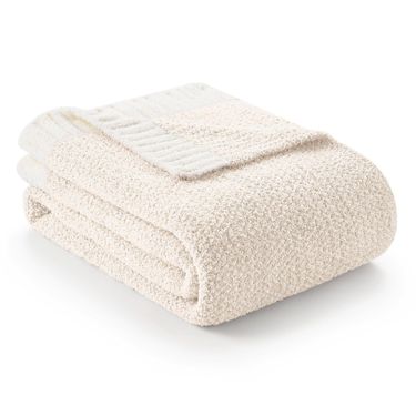 Super Soft Comfortable Warm Knitted Breathable Lightweight Fluffy Plush Blanket Bed And Sofa Travel Camping_voghion.com