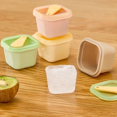 Home Cube One-Bite Press Tray Food-Grade Silicone DIY Ice Cream Mold_voghion.com