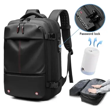 Men Travel Vacuum Compression 17 Inch Laptop Business Large Capacity School Backpack Expanded Hiking Backpack 250728_voghion.com