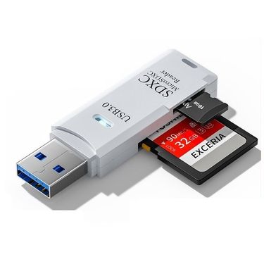 Reader 3.0 High-Speed Multi-Function All-in-One SD Camera Memory TF Computer Card Insert USB Flash Drive Car Mount_voghion.com