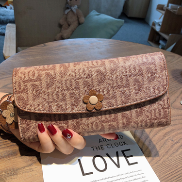 Factory stock long wallet women new 2024 hot style multi-card slot card holder ladies mobile phone bag large capacity wallet_voghion.com