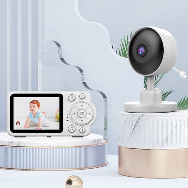 Baby Monitor 2.8in LCD Display Security Camera Video Intercom Cry Detection Night Vision Temperature Monitor For Newborn_voghion.com
